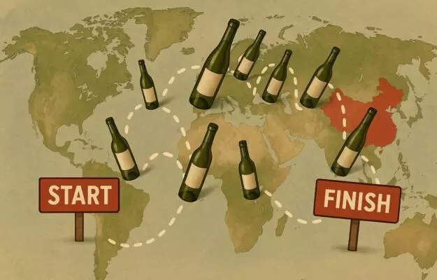 vino kazhdaia vosmaia butylka v mire prodaetsia posle reeksporta