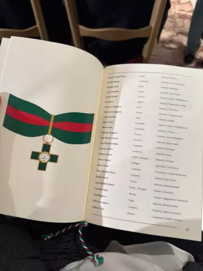 vittorio moretti i pero mastroberardino udostoeny zvaniia rytsarei truda