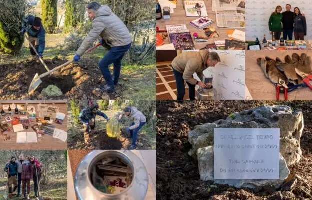 kapsula vremeni s vinom ot gianni tessari poslanie iz 2025 goda dlia pokoleniia 2050